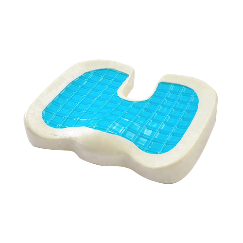 Coussin de siège en mousse à mémoire de forme orthopédique Coccyx Cooling Gel